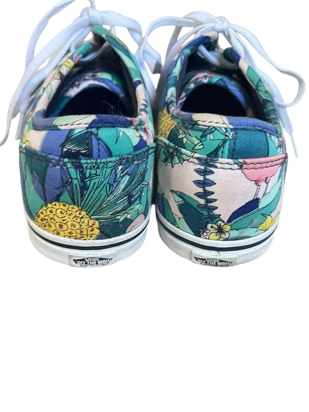 Vans Tropical Print Low Top Canvas Sneakers